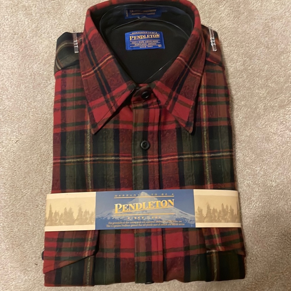 Pendleton Plaid Button Down Shirt - Men’s L